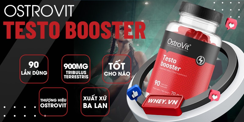 OstroVit Testo Booster là một chất bổ sung chế độ ăn uống giúp tăng mức testosterone tự nhiên,giúp nam giới luôn tự tin, tăng khả năng ham muốn....