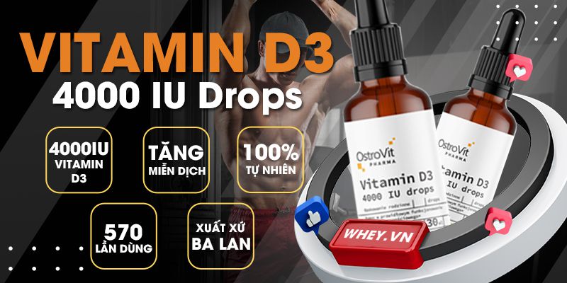 Ostrovit Vitamin D3 4000IU Drops là một loại thực phẩm chức năng hiện đại hỗ trợ khả năng miễn dịch. Một dạng nhỏ cholecalciferol, dễ sử dụng, dễ hấp thu...