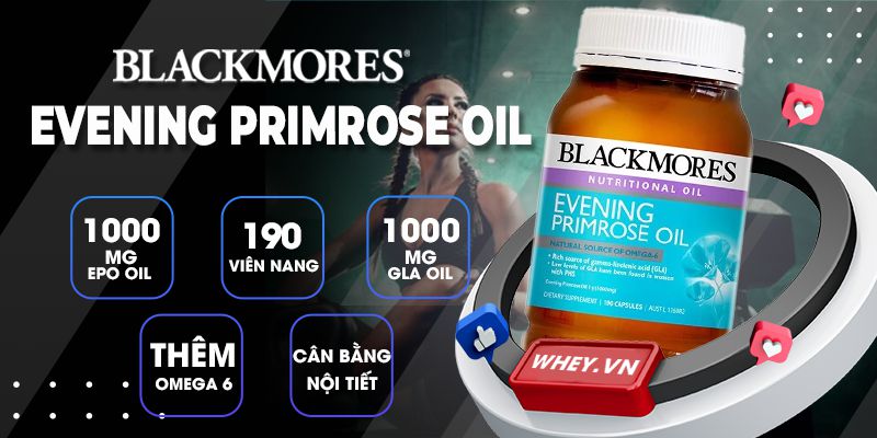 Tinh Dầu Hoa Anh Thảo Blackmores Evening Primrose Oil - Thảo dược quý giữ gìn sức khỏe và cải thiện nhan sắc.